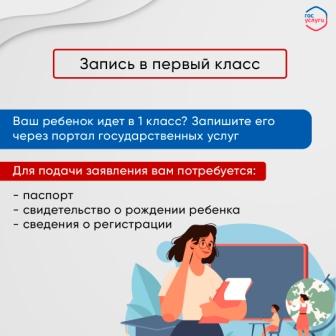Прием в первый класс 2025.